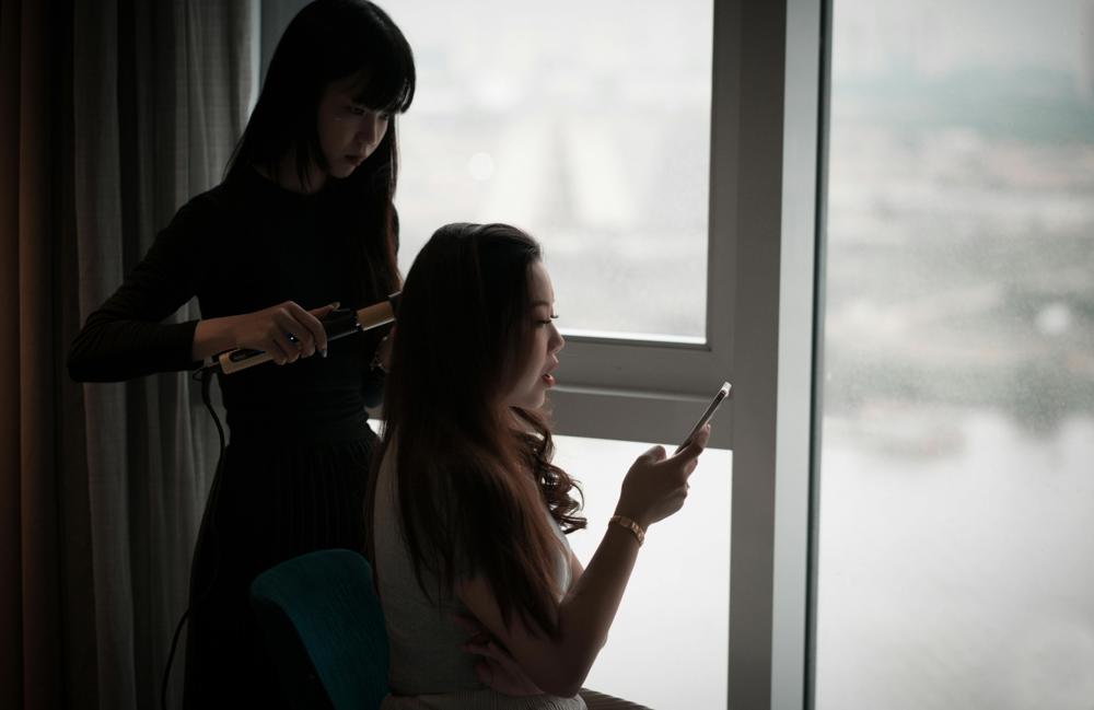 hair curling